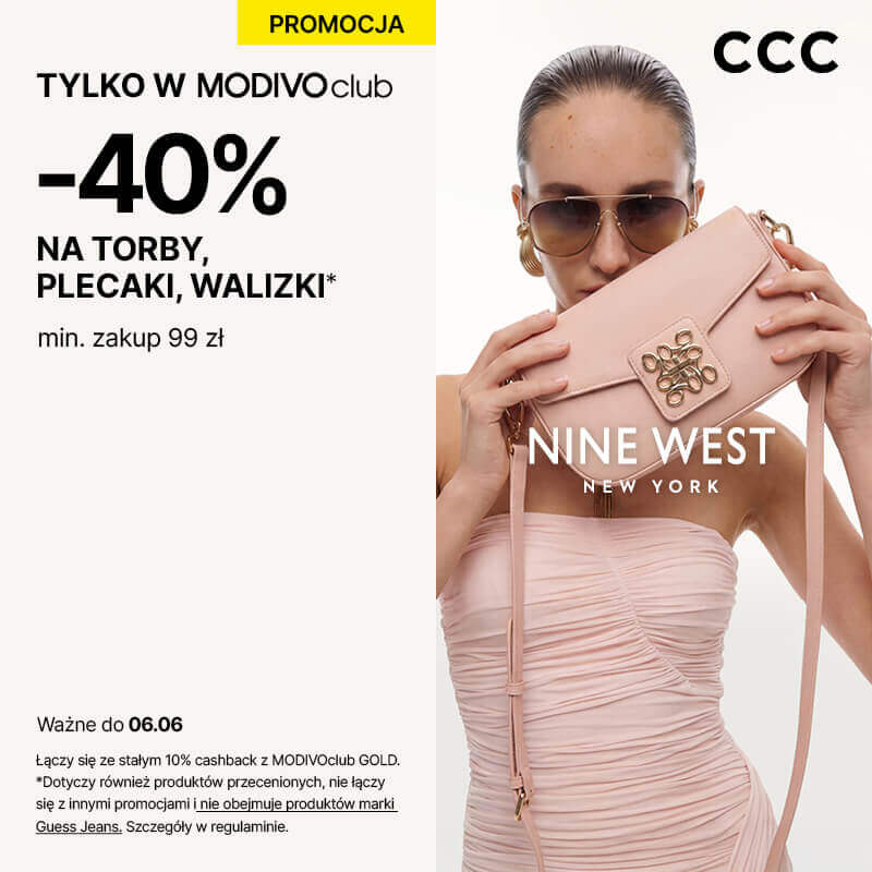 Klubowiczu MODIVOclub! Torby, plecaki i walizki aż 40% taniej!