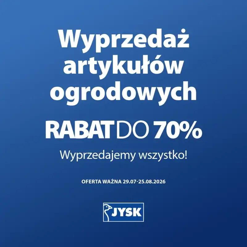 🌿 Wielka wyprzedaż ogrodu w JYSK właśnie ruszyła! 🌞