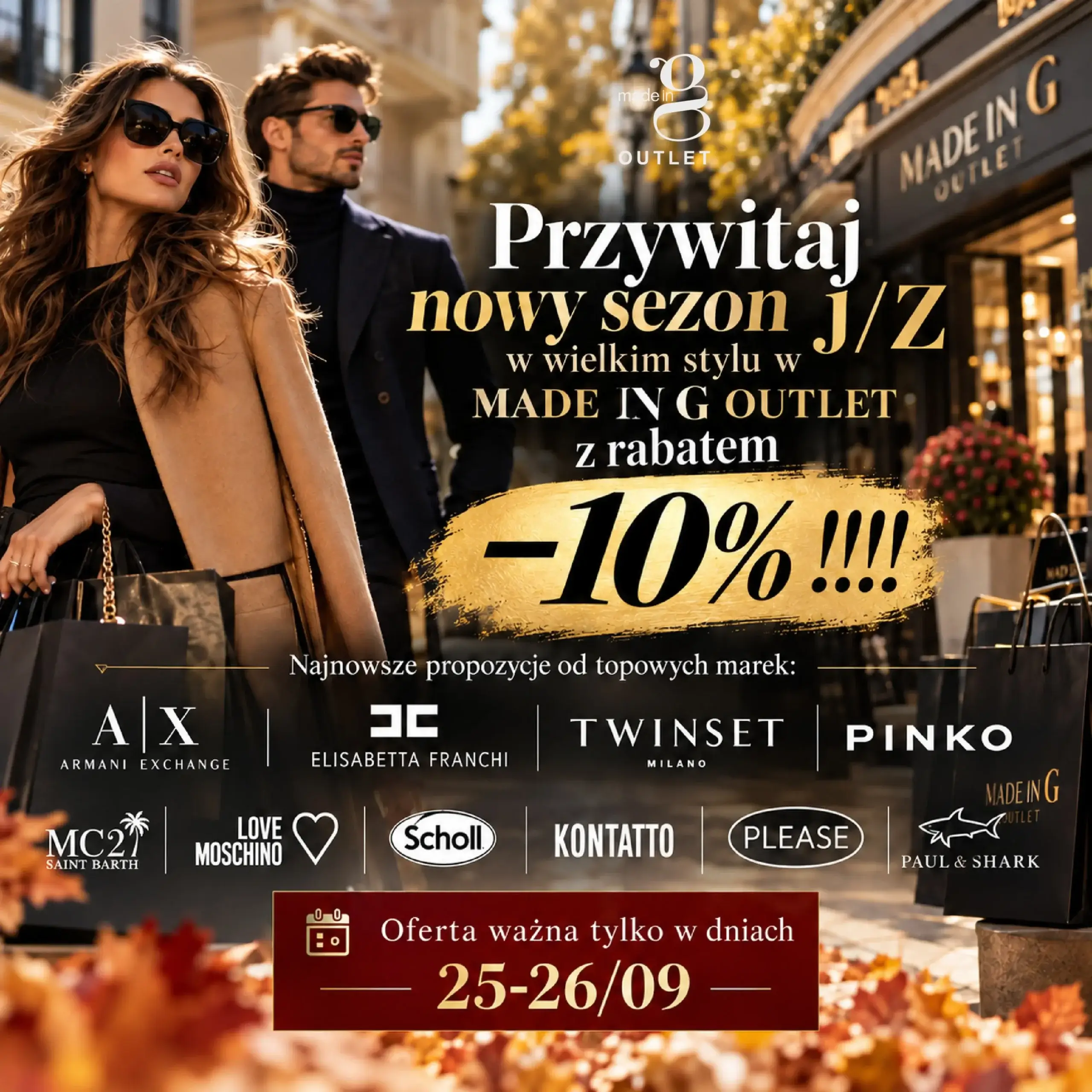Przywitaj nowy sezon z rabatem -10% w Made in G Outlet!